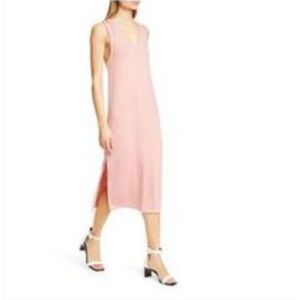 rag and bone burgundy dress RAG & BONE Burgundy V-Neck Vegan Faux Leather Pleated Ruched Dress 2 US = XS